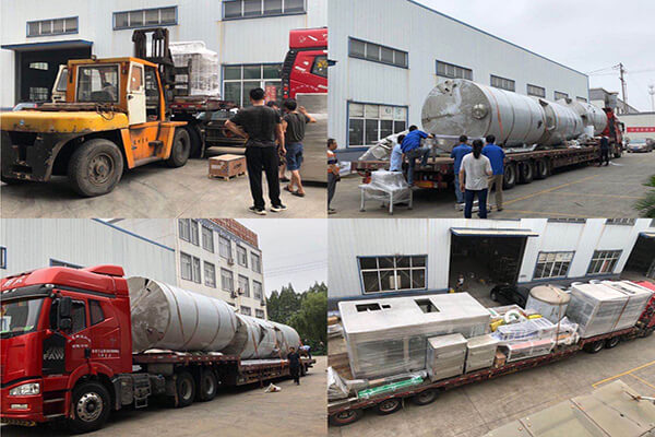 Complete Water Production Line Sent To Shandong