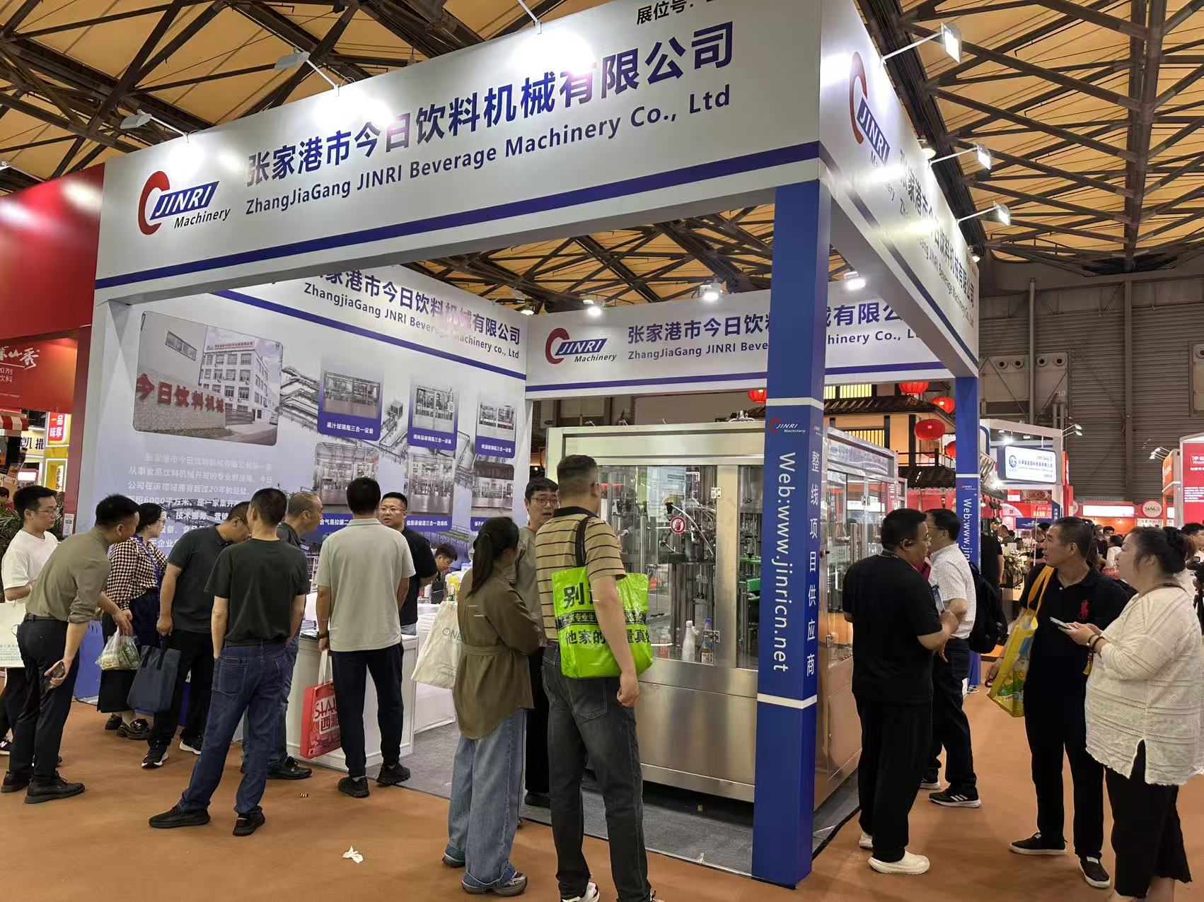   Jinri Beverage Machinery Light up the SIAL International Food Exhibition